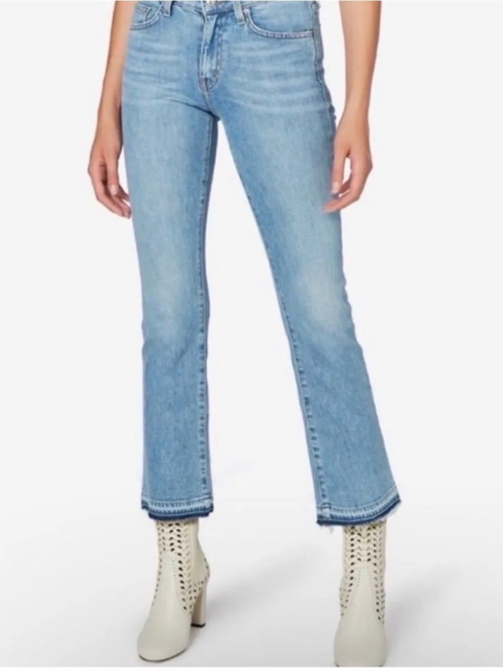 Derek Lam Gia Cropped Flare Jeans